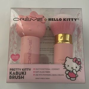 Creme Hello Kitty Pretty Kitty Kabuki Brush Multifunctional Brush BNIB
